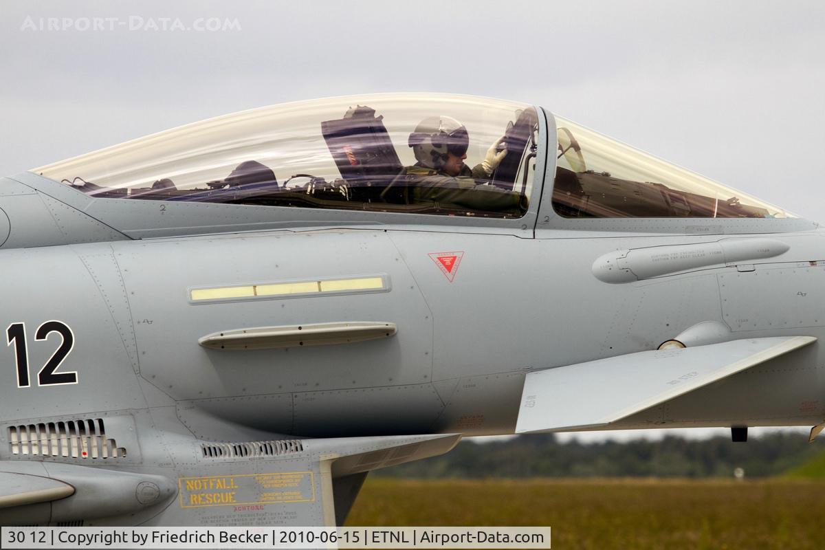 30 12, 2006 Eurofighter EF-2000 Typhoon S C/N GS006, taxying out for another mission