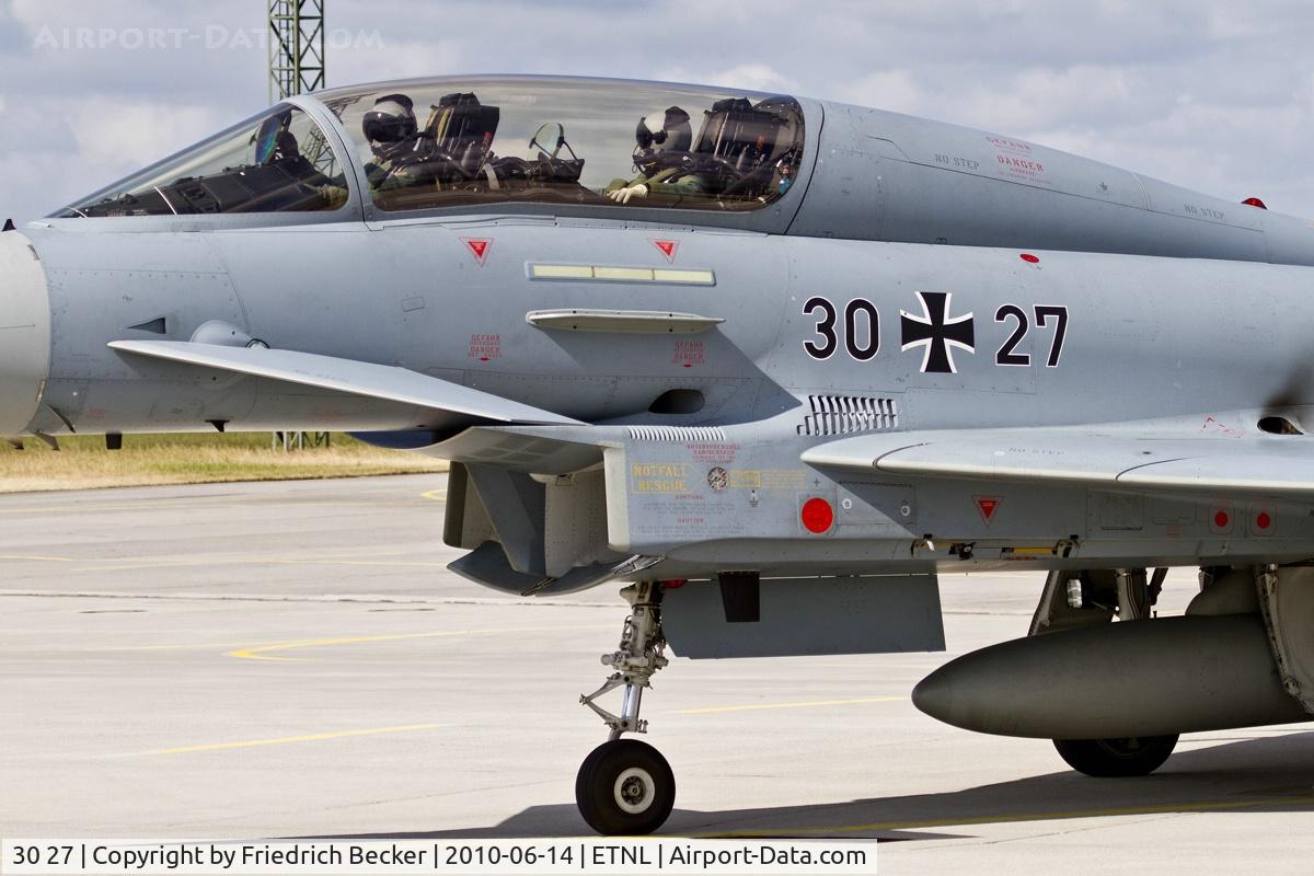 30 27, 2005 Eurofighter EF-2000 Typhoon T C/N GT011, last chance inspection at Laage