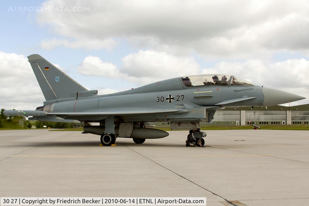30 27, 2005 Eurofighter EF-2000 Typhoon T C/N GT011, last chance inspection at Laage