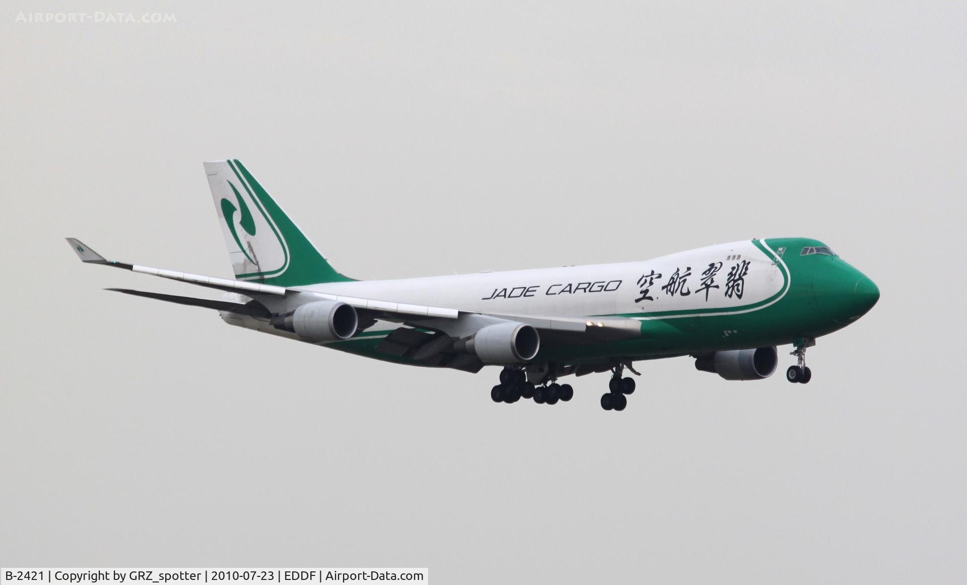 B-2421, 2007 Boeing 747-4EVF/ER/SCD C/N 35169, ...