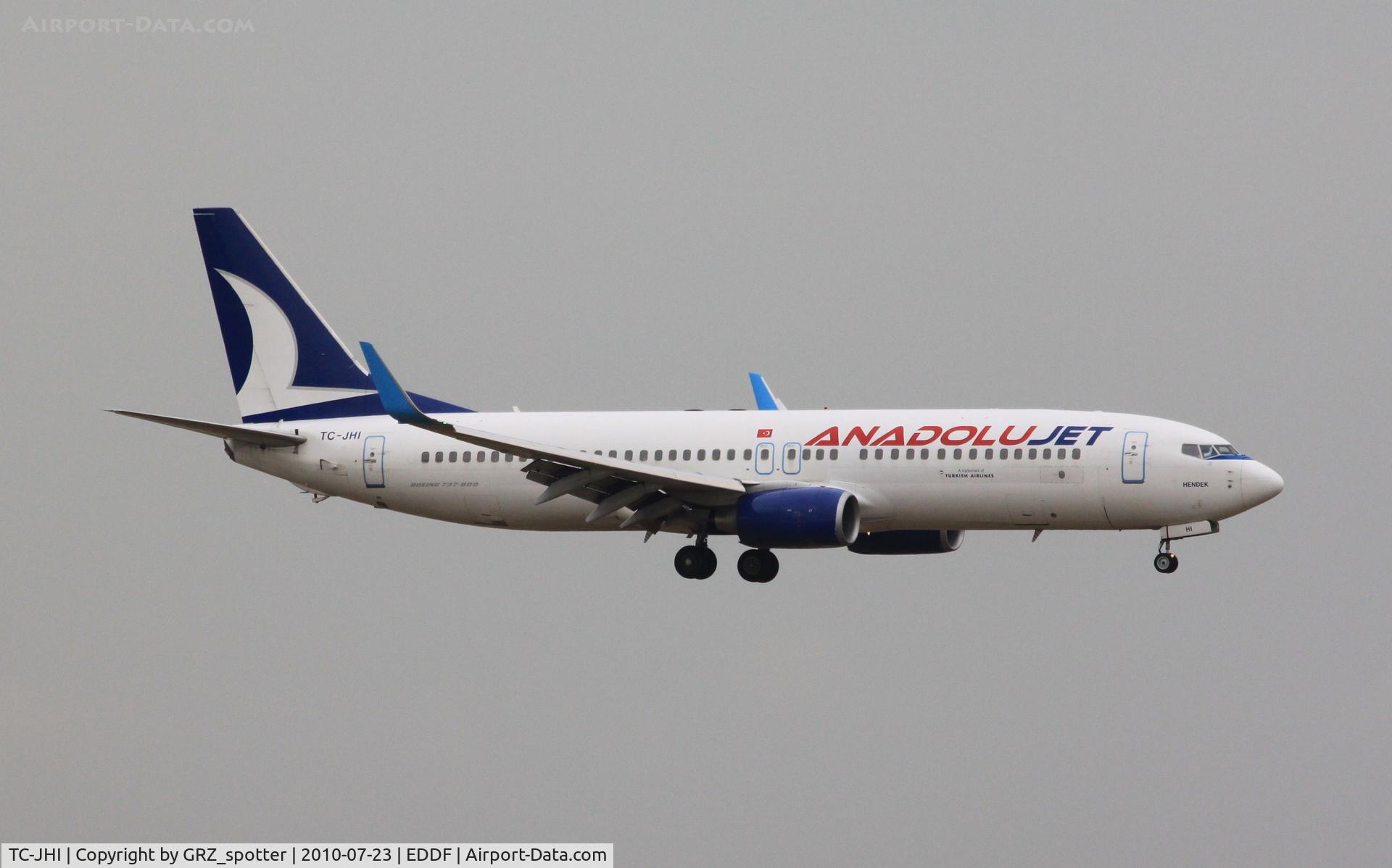 TC-JHI, 2007 Boeing 737-8FH C/N 35092, ...