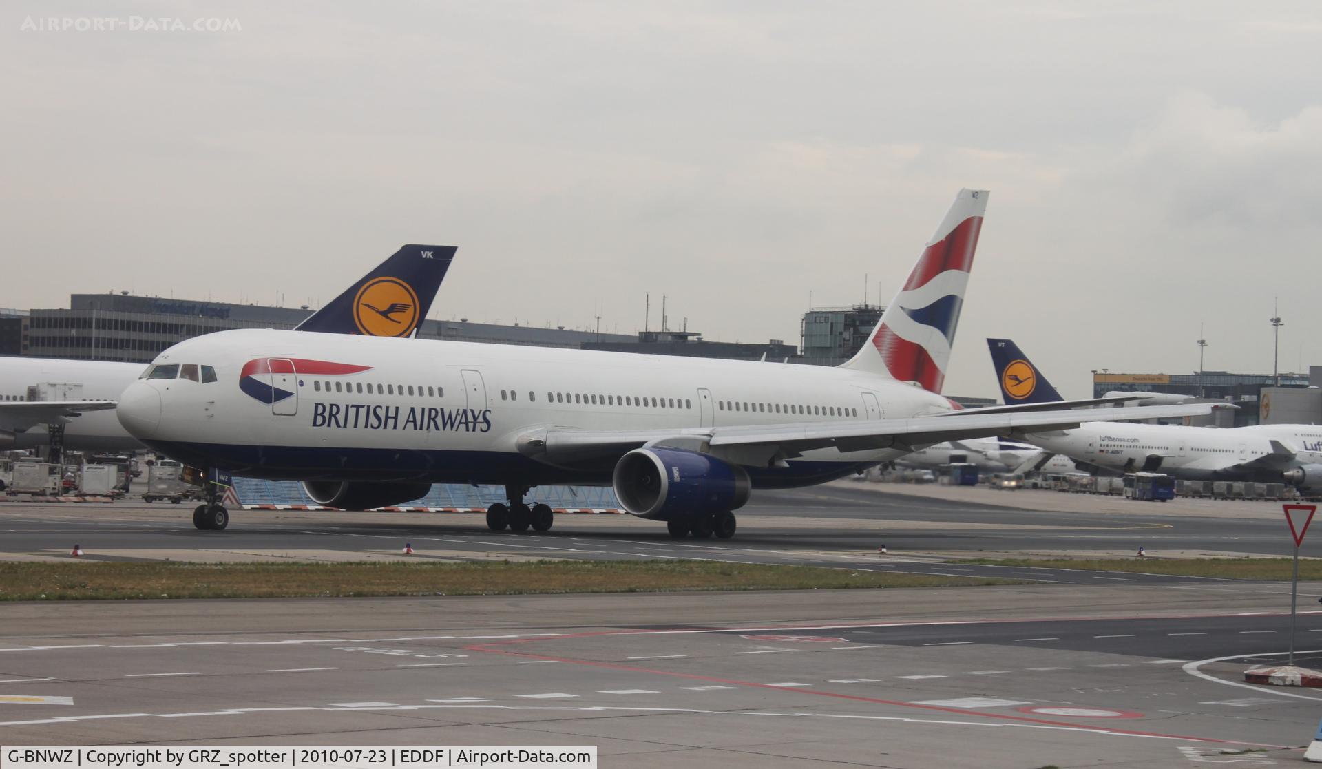 G-BNWZ, 1997 Boeing 767-336/ER C/N 25733, ...