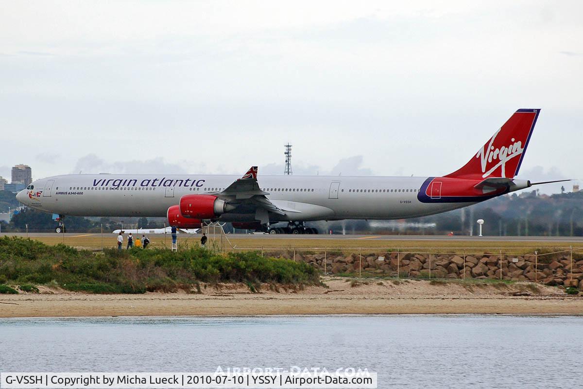 G-VSSH, 2004 Airbus A340-642 C/N 615, At Sydney