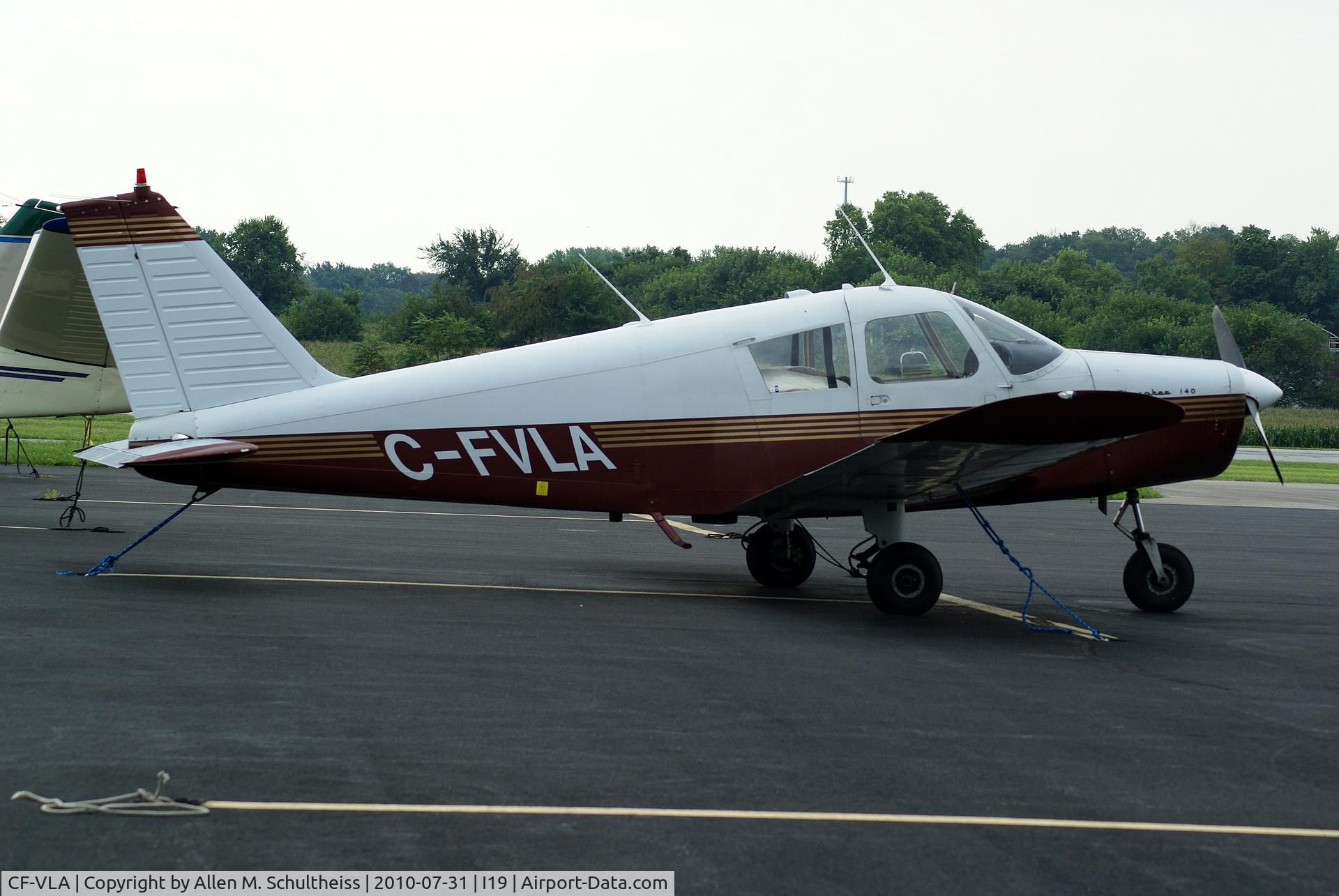 CF-VLA, 1966 Piper PA-28-140 Cherokee C/N 28-22393, 1966 Piper PA-28-140