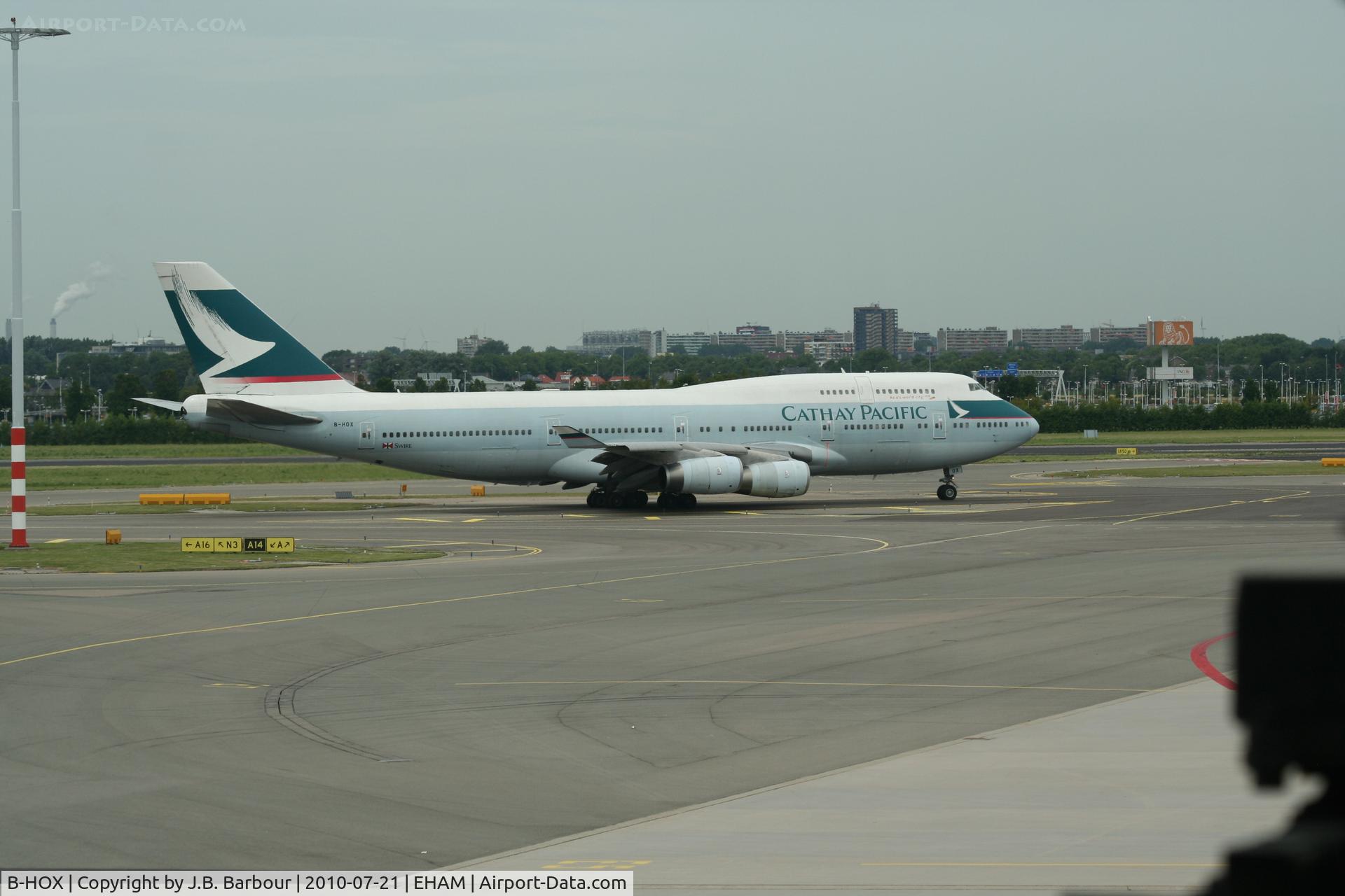 B-HOX, 1991 Boeing 747-467 C/N 24955, B747, 24955c/n