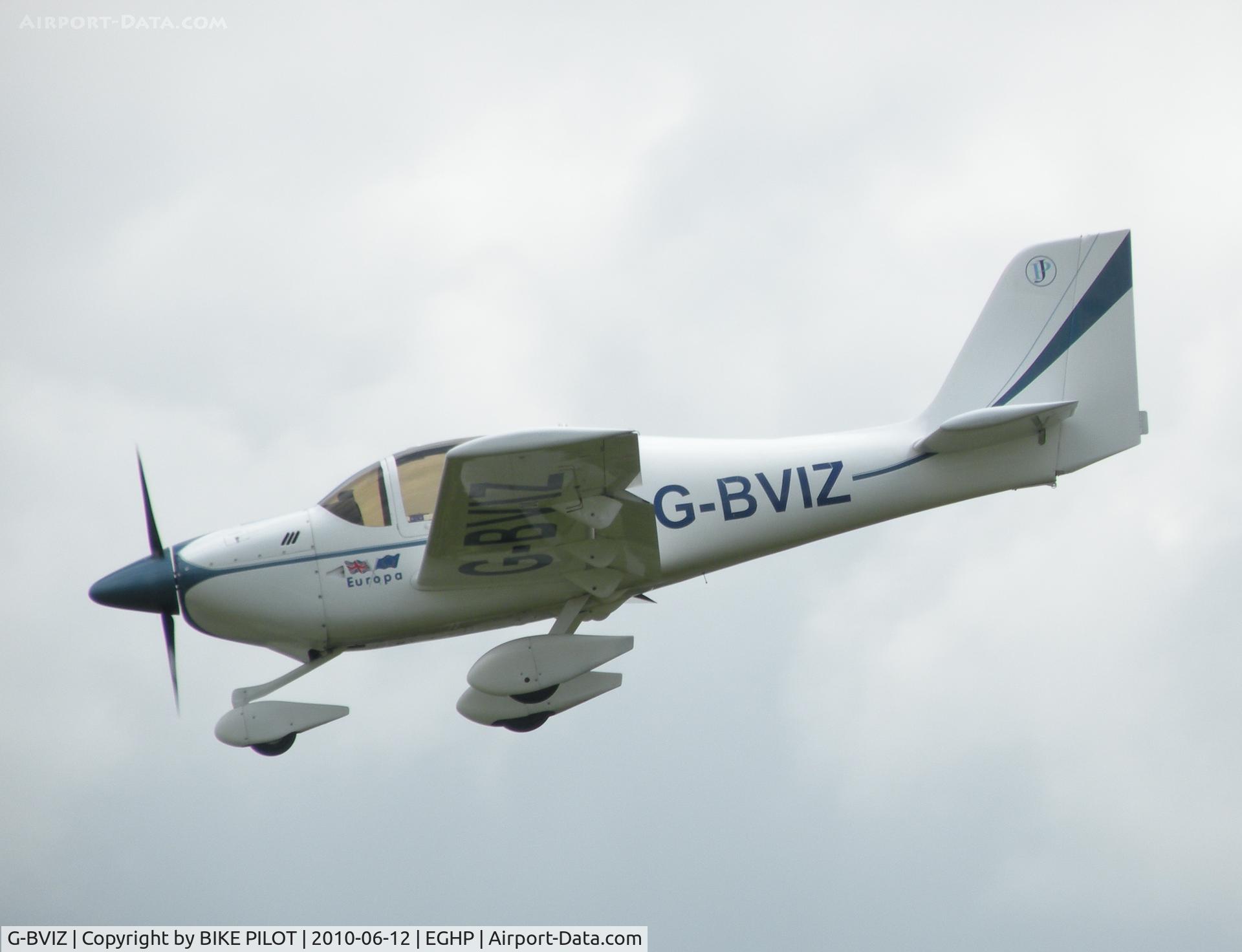 G-BVIZ, 1996 Europa Tri-Gear C/N PFA 247-12601, FINALS FOR RWY 03