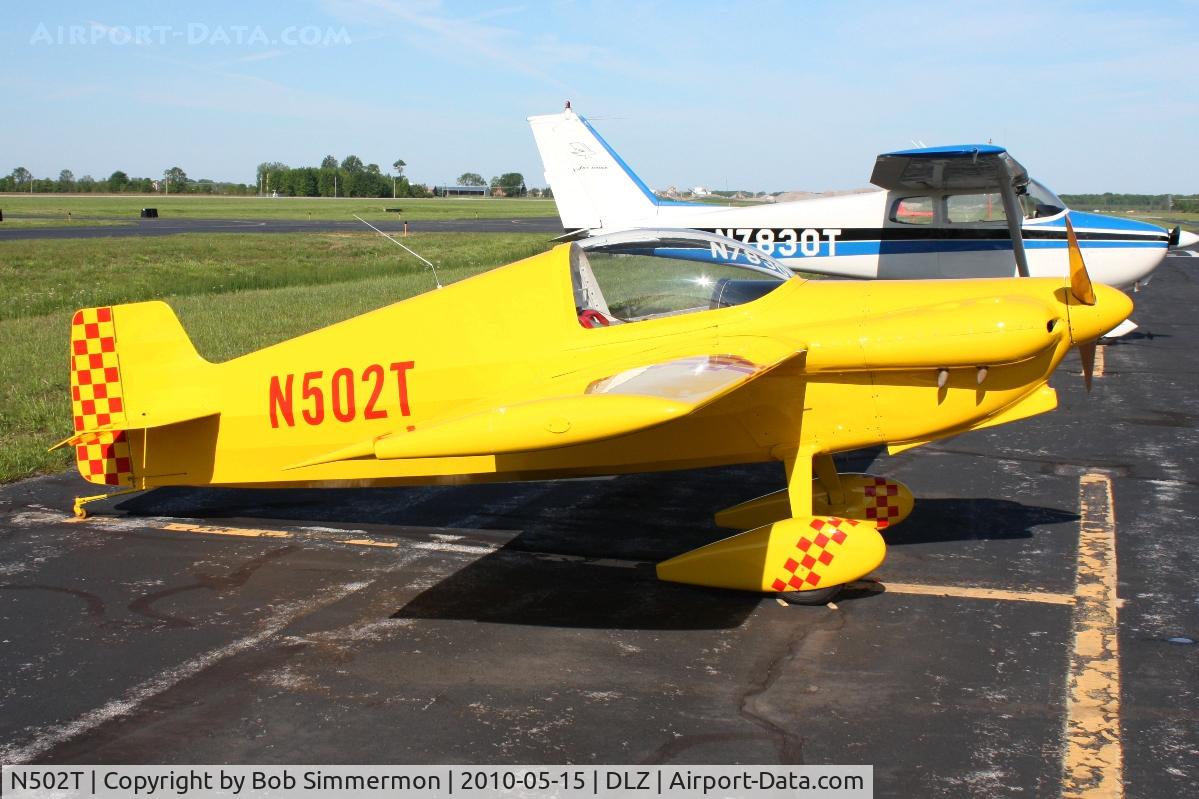 N502T, Cassutt Sport C/N 1001, On the ramp at Delaware, Ohio during the EAA fly-in breakfast.