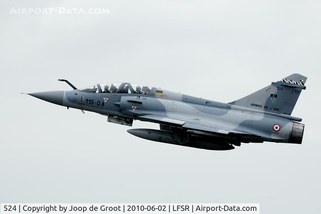 524, Dassault Mirage 2000B C/N 390, EC02.005