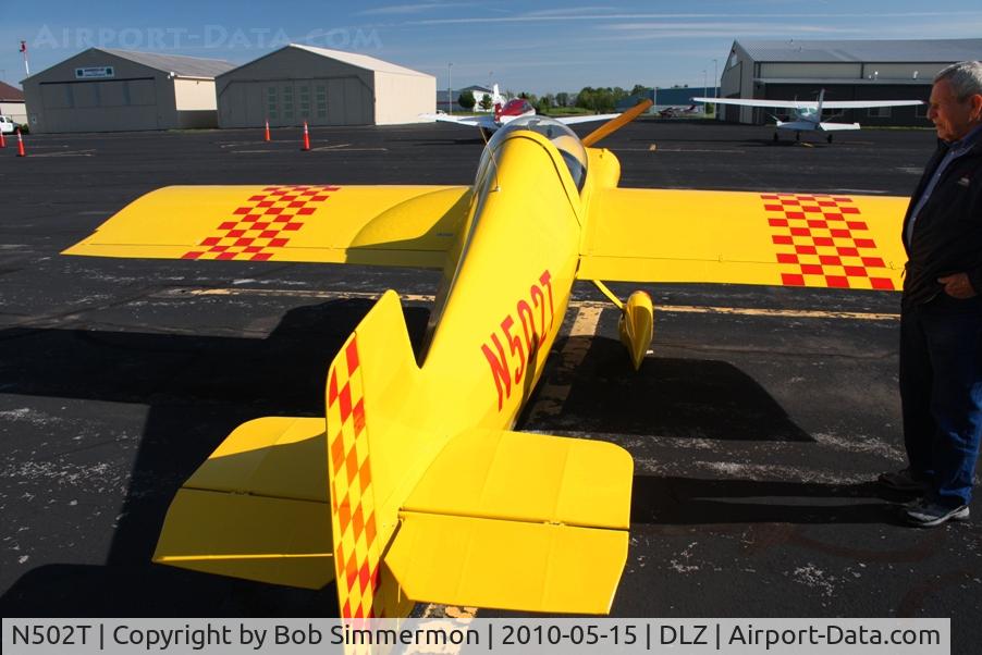 N502T, Cassutt Sport C/N 1001, On the ramp at Delaware, Ohio during the EAA fly-in breakfast.