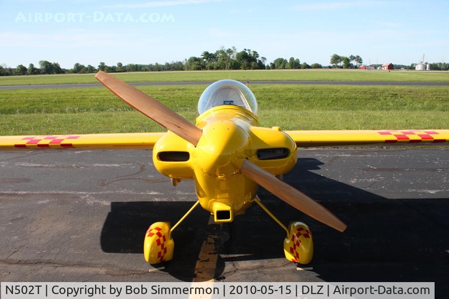 N502T, Cassutt Sport C/N 1001, On the ramp at Delaware, Ohio during the EAA fly-in breakfast.