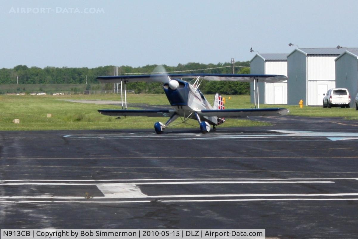 N913CB, 1947 Bucker Bu-131 Jungmann C/N 80, On the ramp at Delaware, Ohio during the EAA fly-in breakfast.