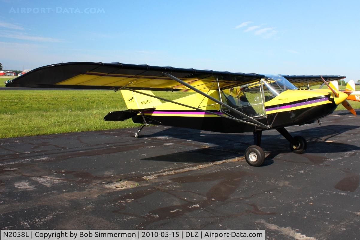 N2058L, 2003 Rans S-6ES Coyote II C/N 05011415ES, On the ramp at Delaware, Ohio during the EAA fly-in breakfast.