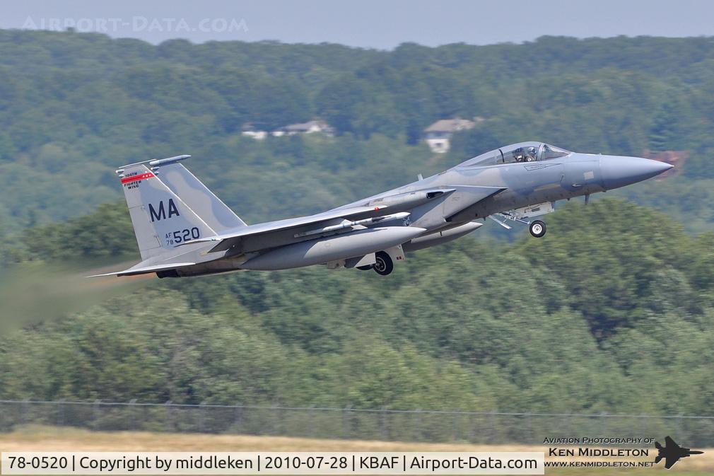 78-0520, 1978 McDonnell Douglas F-15C Eagle C/N 0507/C053, 104th Fighter Wing