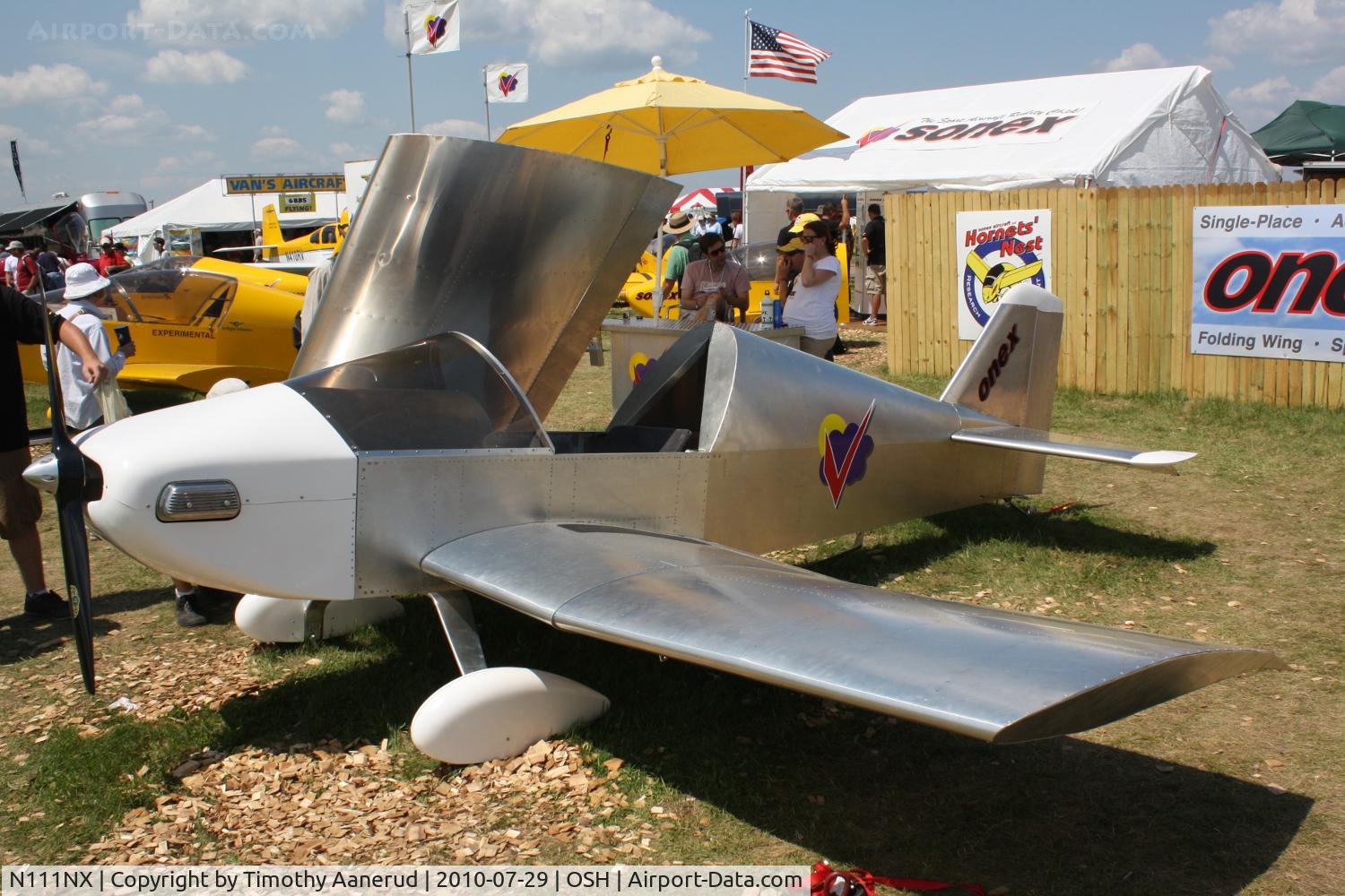 N111NX, Monnett Monex C/N 0001, Sonex Aircraft ONEX