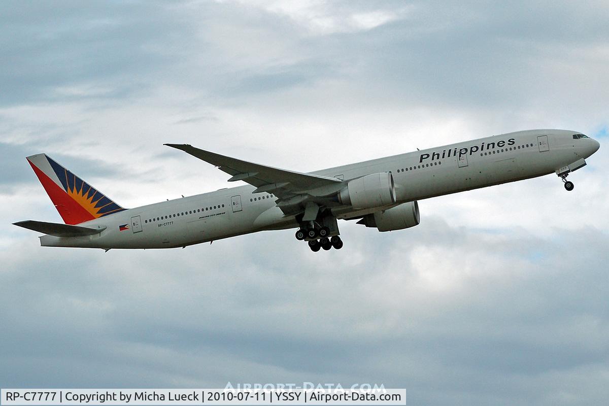 RP-C7777, 2009 Boeing 777-36N/ER C/N 37709, At Sydney