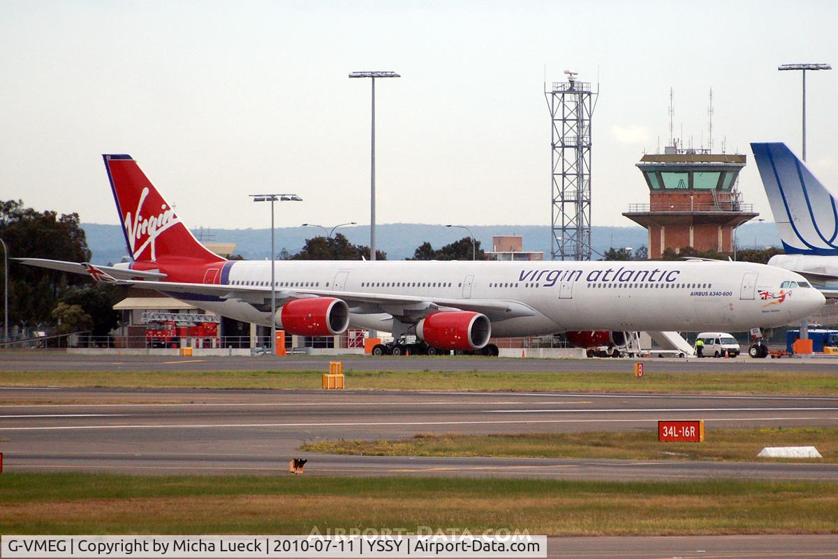 G-VMEG, 2002 Airbus A340-642 C/N 391, At Sydney