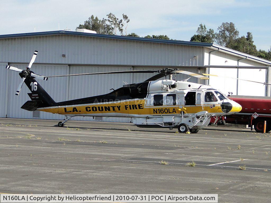 N160LA, 2000 Sikorsky S-70A Firehawk C/N 702453, Parked near fuel truck and standing by for a call out