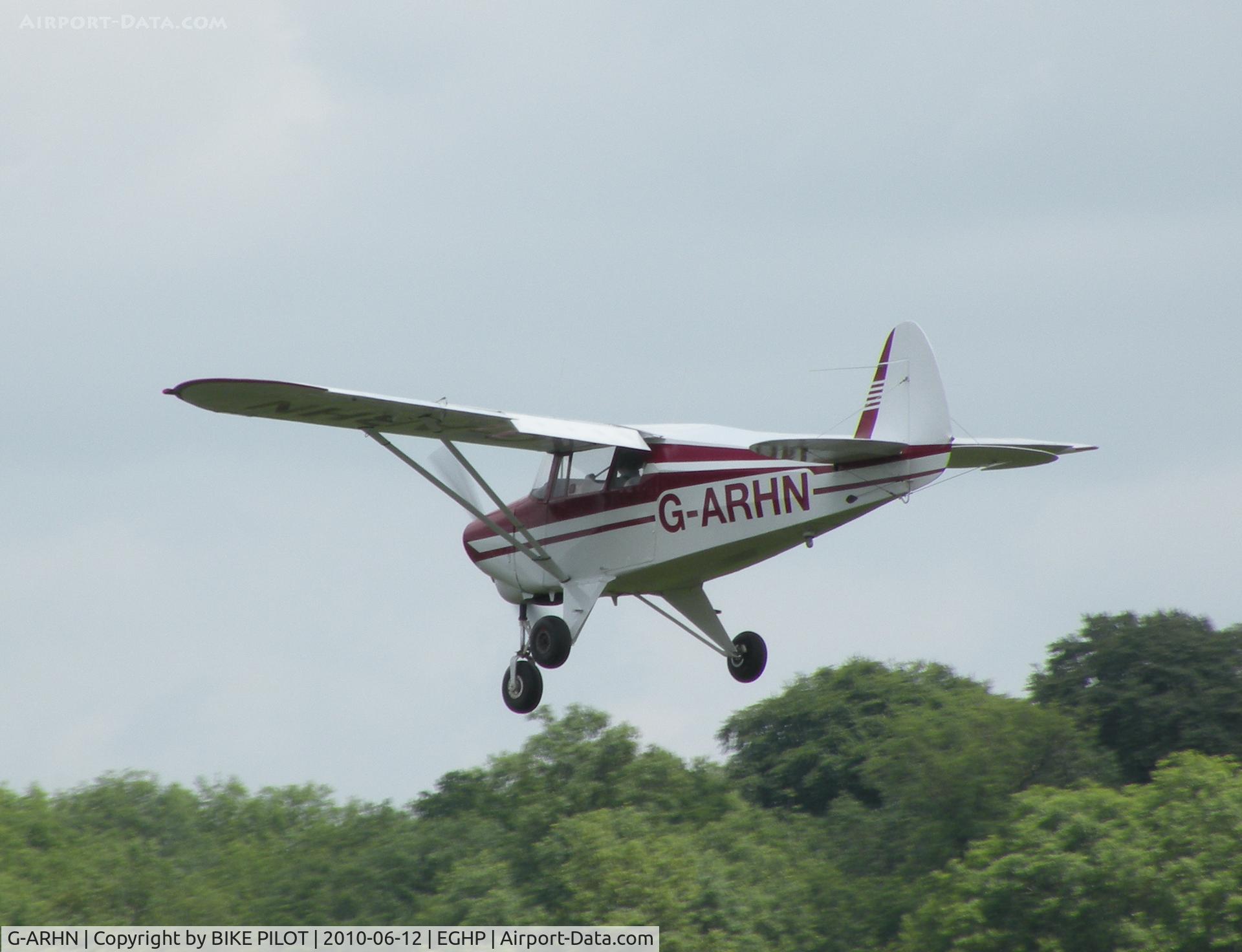 G-ARHN, 1960 Piper PA-22-150 Caribbean C/N 22-7514, FINALS FOR RWY 03