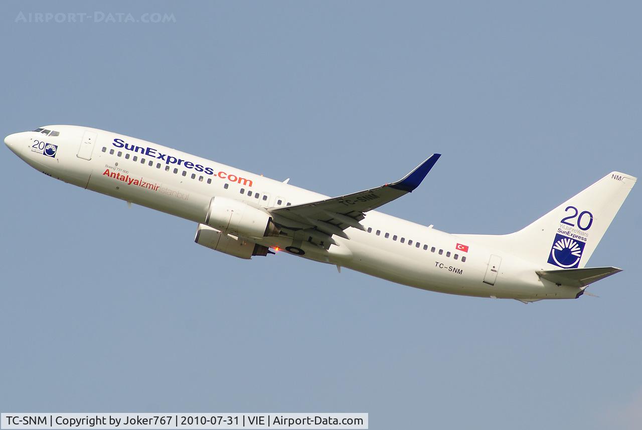 TC-SNM, 2005 Boeing 737-8BK C/N 33023, SunExpress