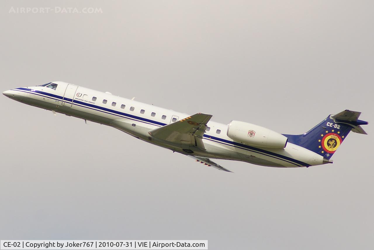 CE-02, 2001 Embraer ERJ-135LR (EMB-135LR) C/N 145480, Belgian Air Force