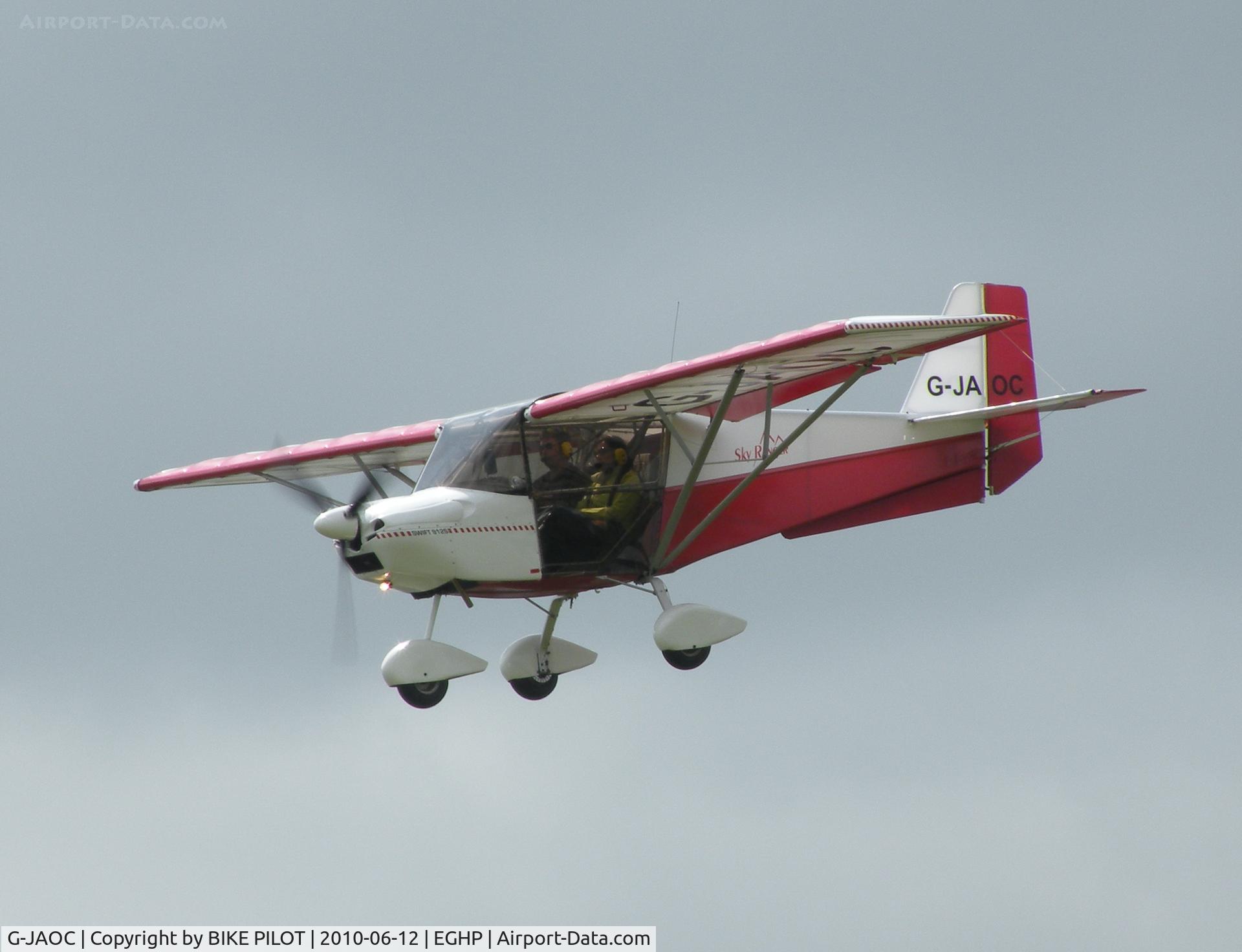 G-JAOC, 2009 Best Off Skyranger Swift 912S(1) C/N BMAA/HB/589, FINALS FOR RWY 03
