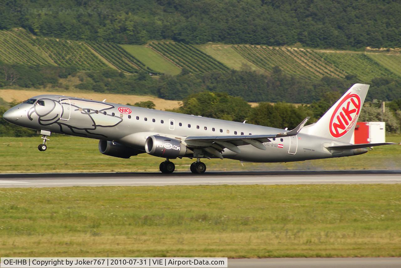OE-IHB, 2009 Embraer 190LR (ERJ-190-100LR) C/N 19000294, NIKI