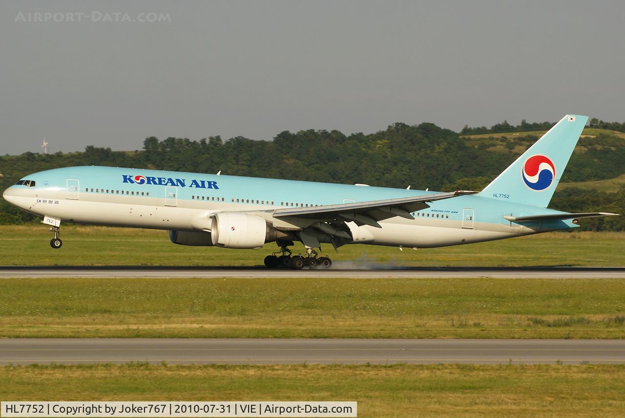 HL7752, 2007 Boeing 777-2B5/ER C/N 34211, Korean Air