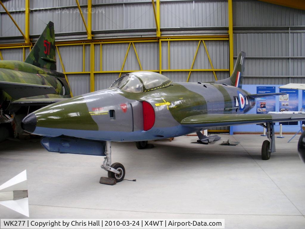 WK277, Supermarine Swift FR.5 C/N Not found WK277, at the Newark Air Museum