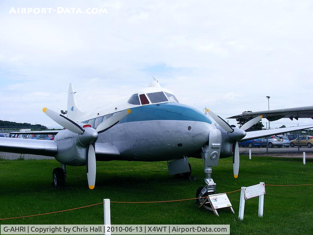 G-AHRI, 1946 De Havilland DH-104 Dove 1B C/N 04008, at the Newark Air Museum