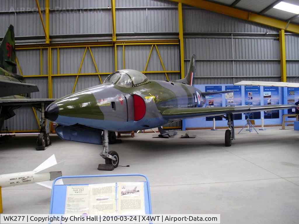 WK277, Supermarine Swift FR.5 C/N Not found WK277, at the Newark Air Museum