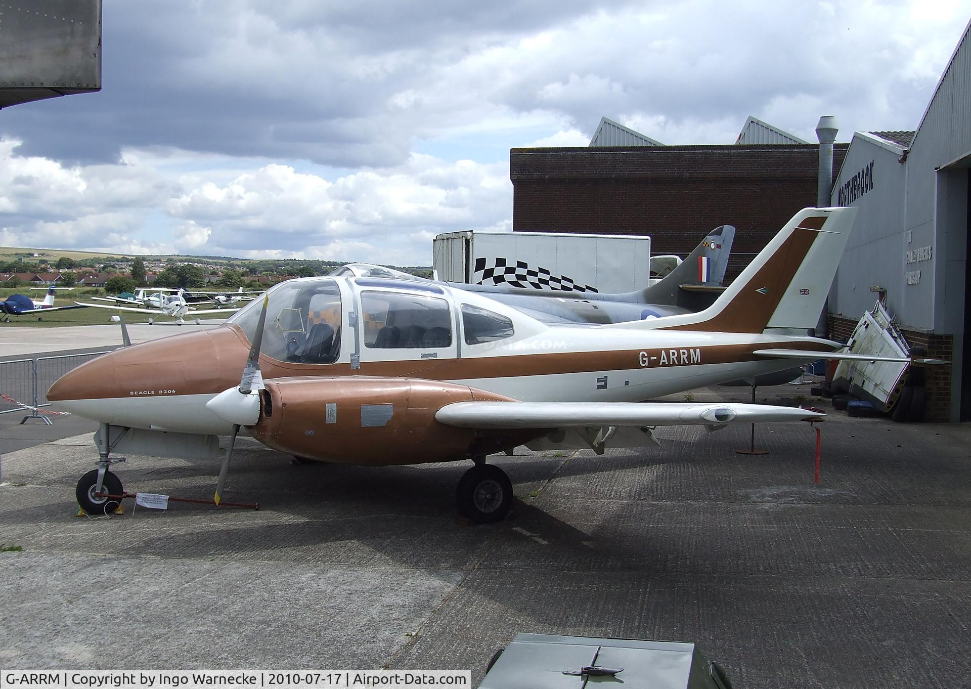 G-ARRM, 1961 Beagle B-206X C/N B001, Beagle B206 of the Shoreham Airport Vistor Centre at Shoreham airport