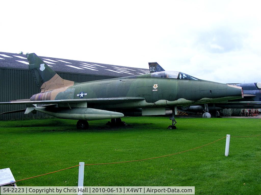 54-2223, North American F-100D Super Sabre C/N 223-103, at the Newark Air Museum