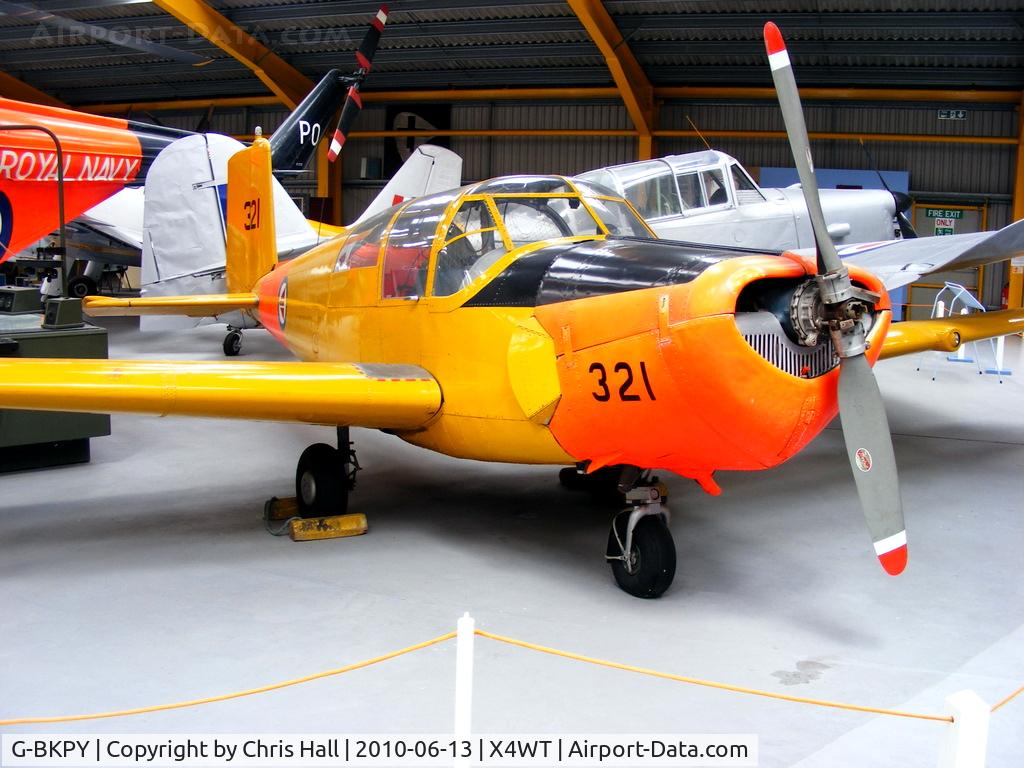 G-BKPY, Saab 91B-2 Safir C/N 91-321, in Norwegian Air Force colours and wearing the markings 56321 / 321
