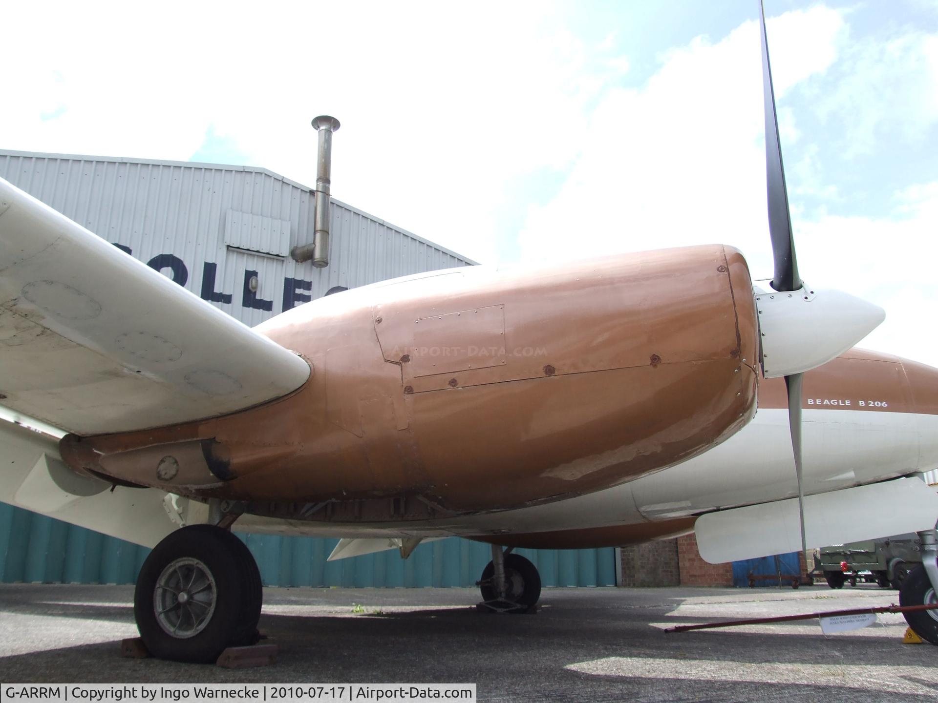 G-ARRM, 1961 Beagle B-206X C/N B001, Beagle B.206 of the Shoreham Airport Vistor Centre at Shoreham airport