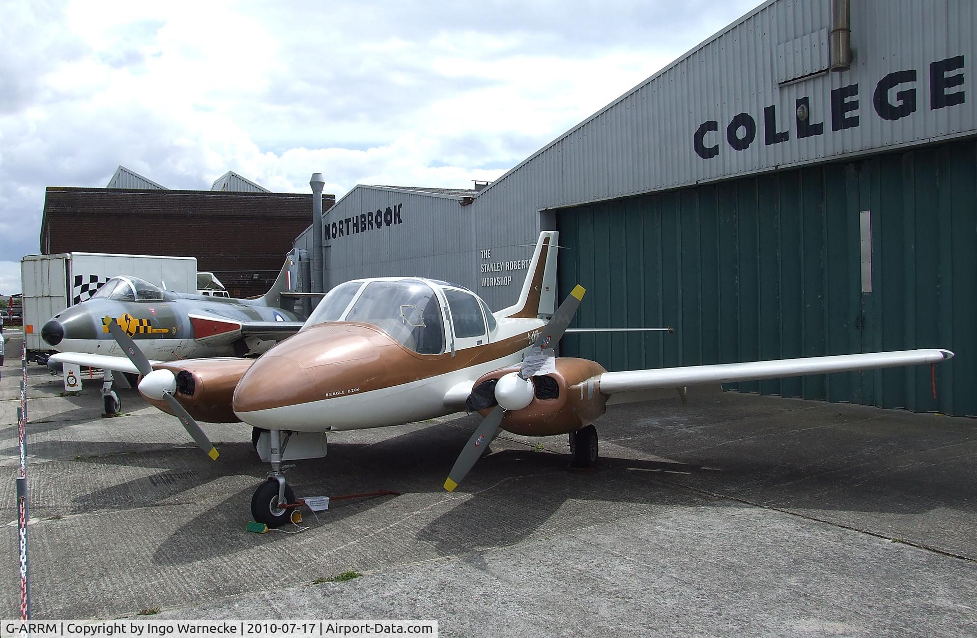 G-ARRM, 1961 Beagle B-206X C/N B001, Beagle B.206X of the Shoreham Airport Vistor Centre at Shoreham airport