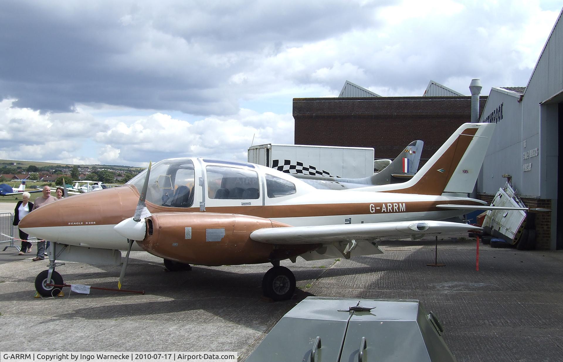 G-ARRM, 1961 Beagle B-206X C/N B001, Beagle B.206X of the Shoreham Airport Vistor Centre at Shoreham airport