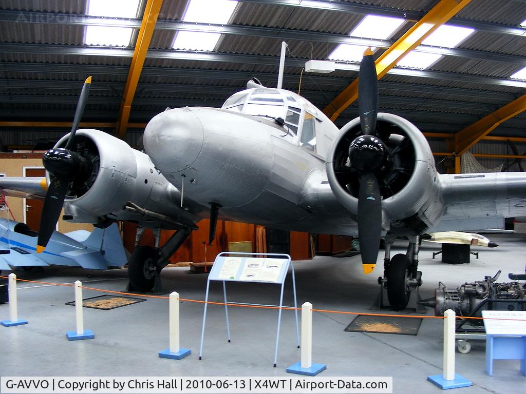 G-AVVO, Avro 652A Anson C.19 Srs 2 C/N 34219, at the Newark Air Museum