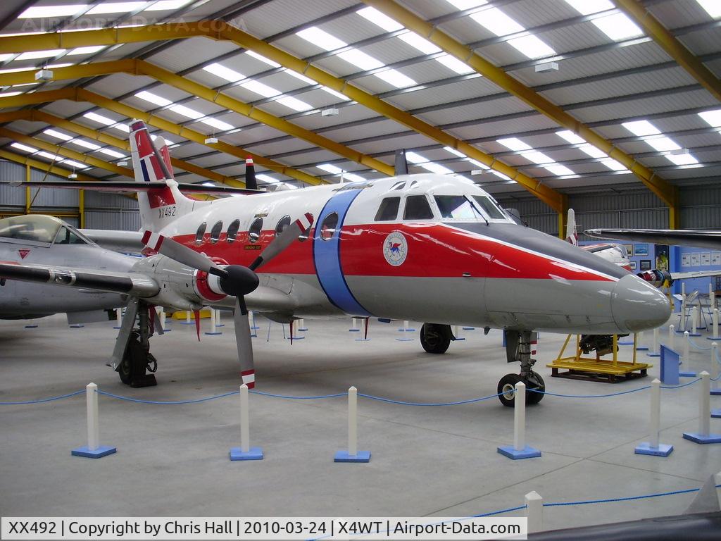 XX492, Scottish Aviation HP-137 Jetstream T.1 C/N 274, at the Newark Air Museum