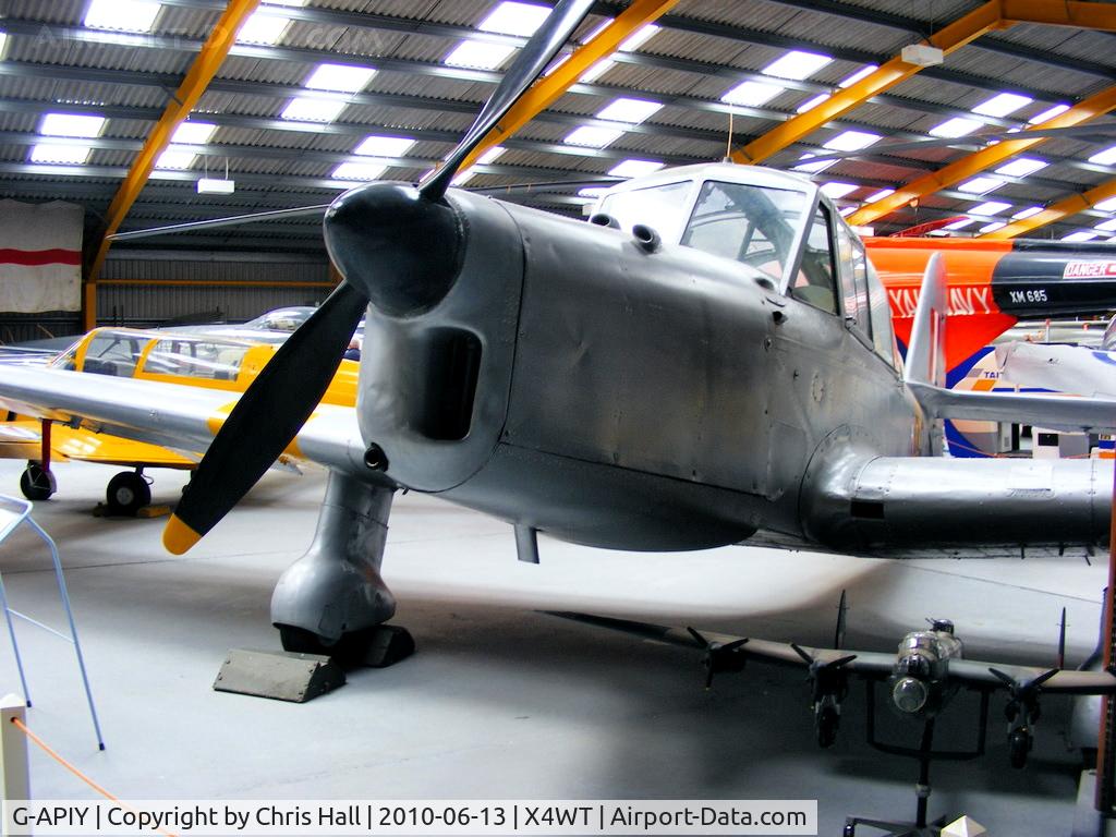 G-APIY, Percival P-40 Prentice T1 C/N PAC-075, at the Newark Air Museum