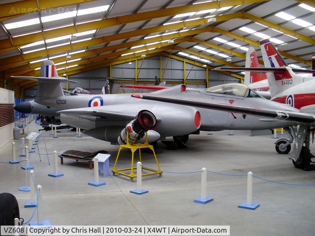 VZ608, Gloster Meteor FR.9 (Mod) C/N Not found VZ608, at the Newark Air Museum
