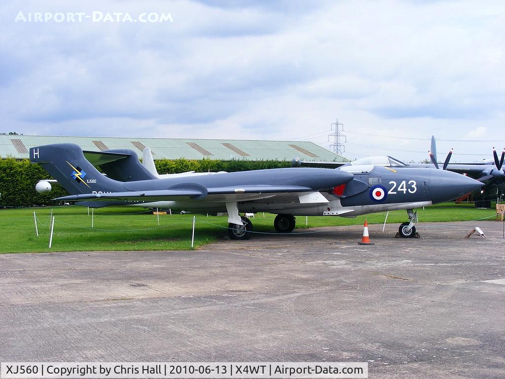 XJ560, De Havilland DH-110 Sea Vixen FAW.2 C/N 10042, at the Newark Air Museum