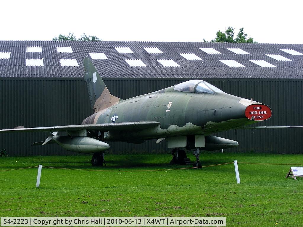 54-2223, North American F-100D Super Sabre C/N 223-103, at the Newark Air Museum