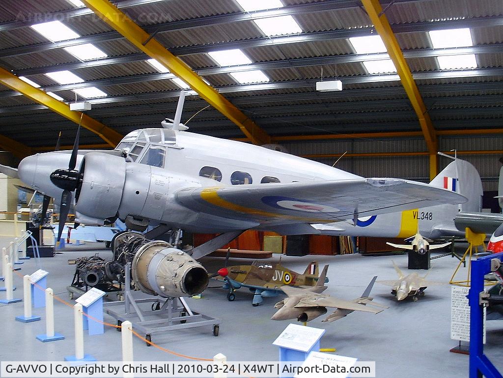 G-AVVO, Avro 652A Anson C.19 Srs 2 C/N 34219, at the Newark Air Museum