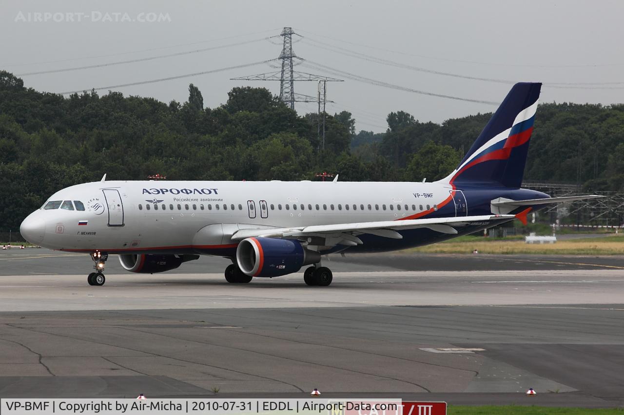 VP-BMF, 2008 Airbus A320-214 C/N 3711, Aeroflot, Airbus A320-214, CN: 3711, Aircraft Name: G. Shelihov