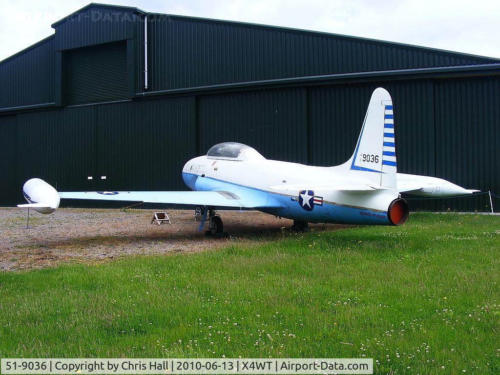 51-9036, 1951 Lockheed T-33A Shooting Star C/N 580-6820, at the Newark Air Museum
