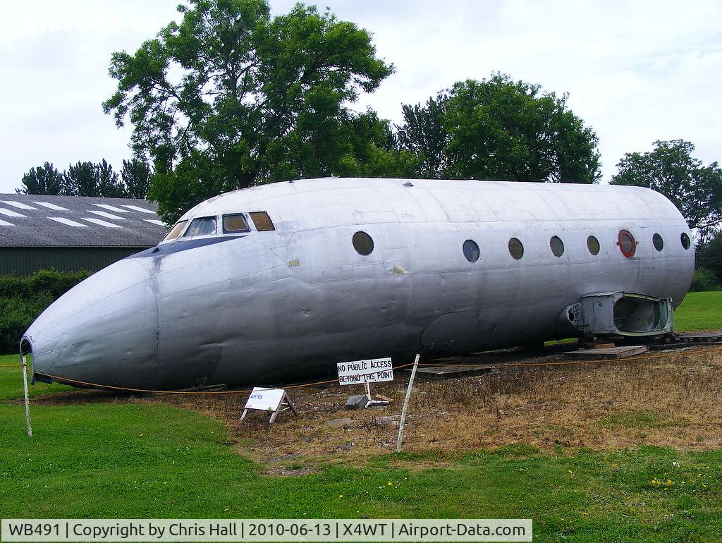 WB491, 1951 Avro 706 Ashton C/N 1396, at the Newark Air Museum