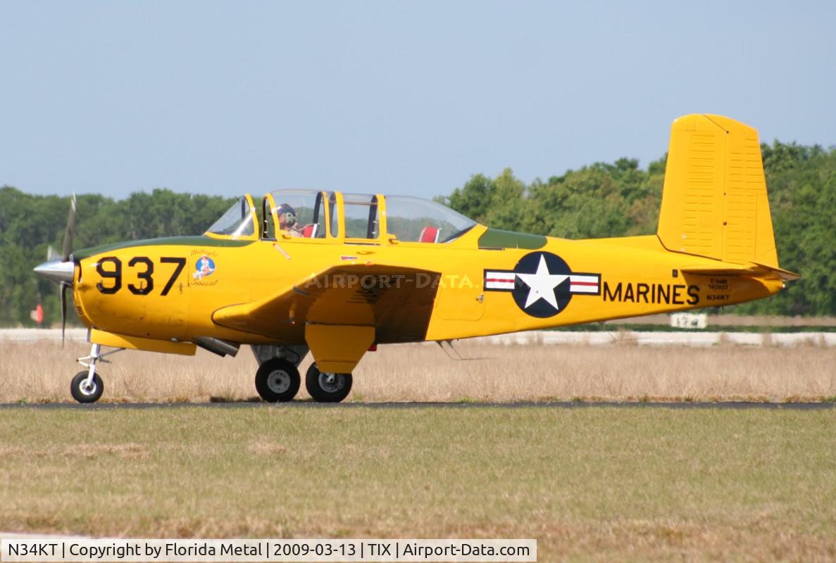 N34KT, 1956 Beech D-45 Mentor C/N BG-271, T-34