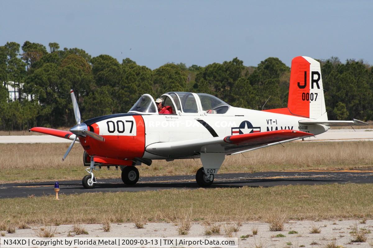 N34XD, 1952 Beech T-34A (A45) Mentor C/N G-25, T-34A