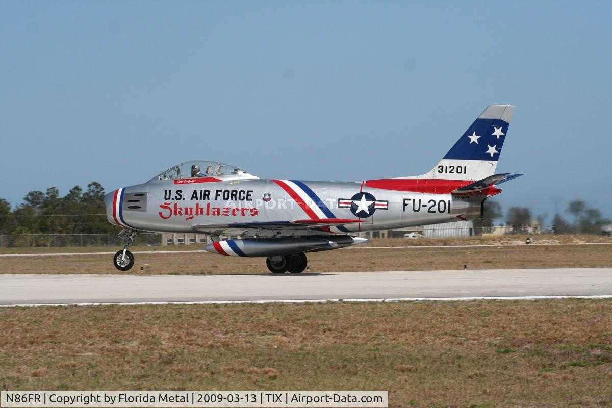 N86FR, 1952 North American F-86F Sabre C/N 191-655, F-86F