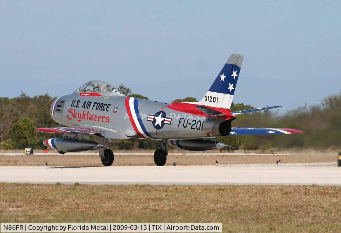 N86FR, 1952 North American F-86F Sabre C/N 191-655, F-86F